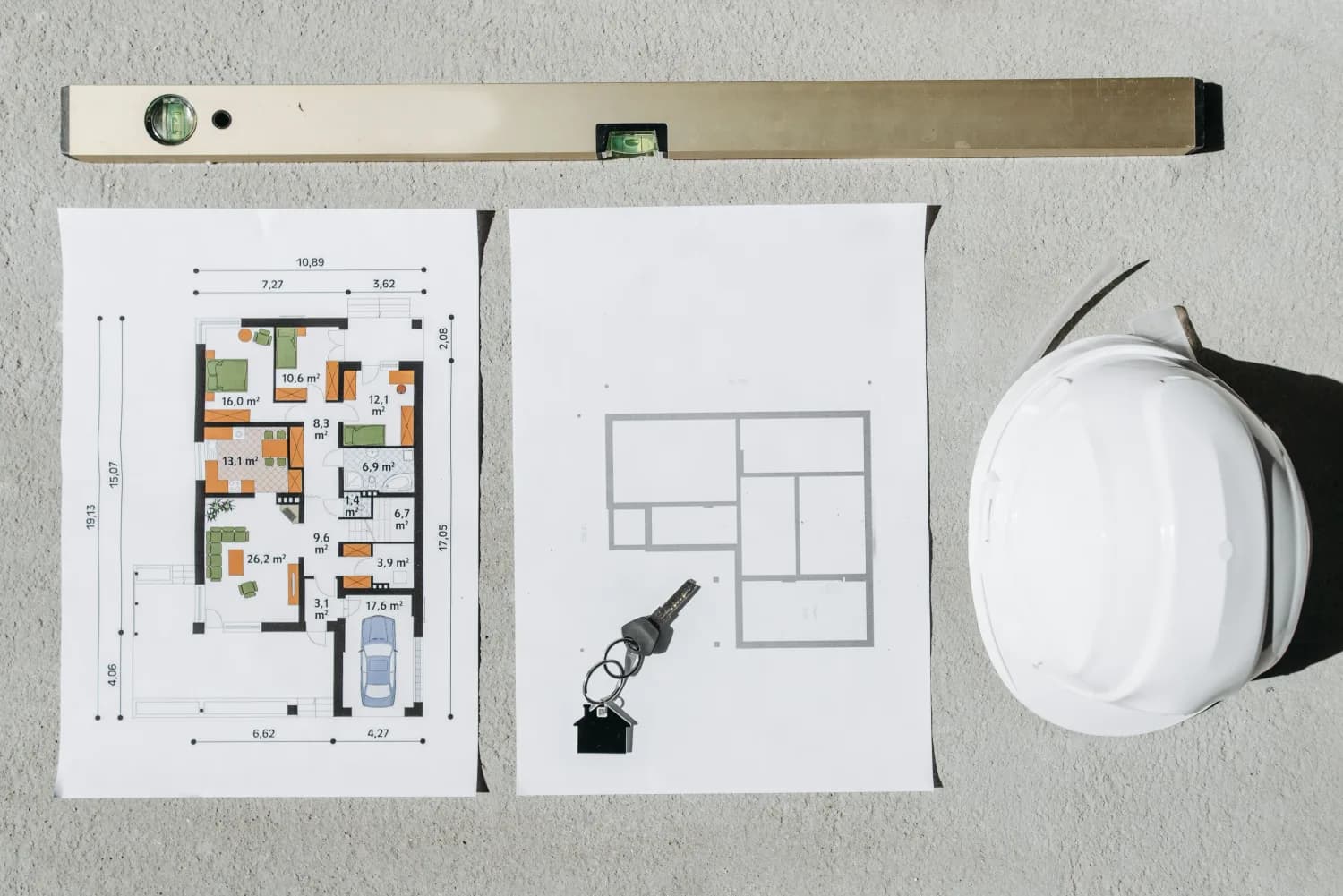 Reviewing rebate paperwork with a homeowner